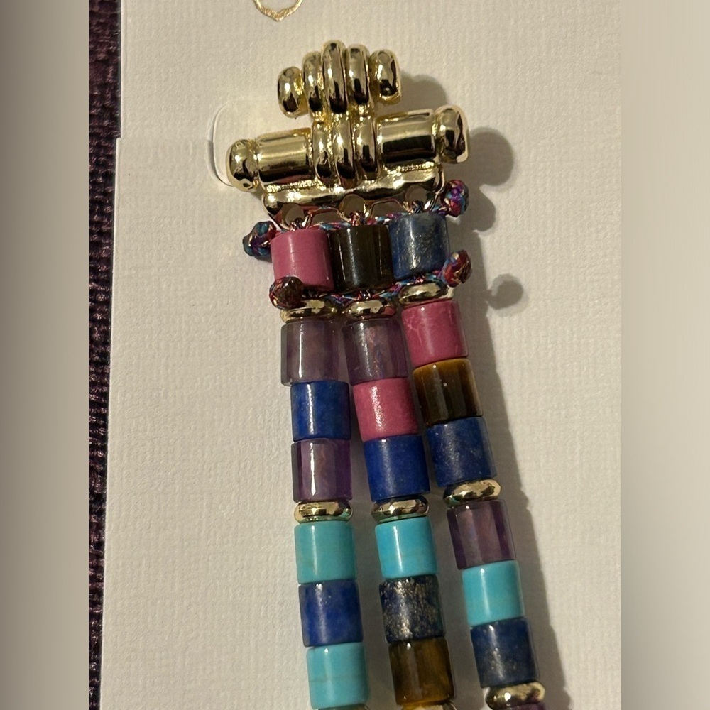 Kendra Scott Bree Statement Earrings in Mixed Stone NWOT - Picture 8 of 8